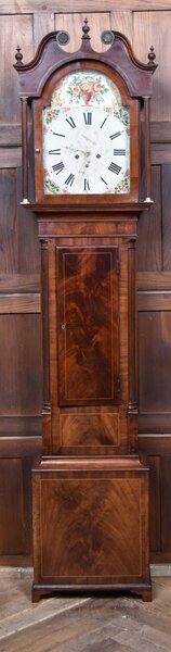 Scottish Mahogany Longcase Clock Hendrie Ogg