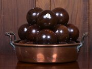 Set Of 16 Scottish Laburnum Carpet Bowls