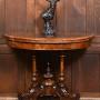 Victorian Burr Walnut Fold-Over Games Table