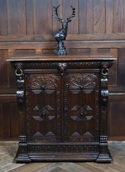 Victorian Oak Cabinet