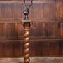 Victorian Oak Spiral Pillar
