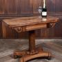 Victorian Rosewood Fold-Over Tea Table