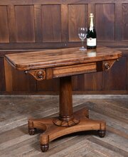 Victorian Rosewood Fold-Over Tea Table