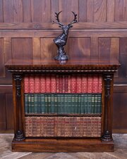 Victorian Rosewood Open Bookcase