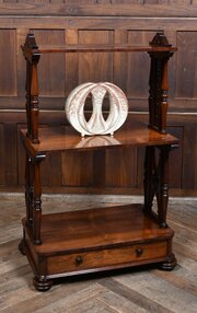 Victorian Rosewood Whatnot- Samson & Son London