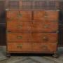 Victorian Teak Campaign Chest