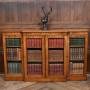 Victorian Walnut Bookcase 