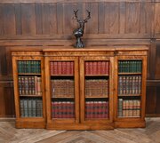 Victorian Walnut Bookcase 