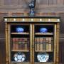 Victorian Walnut Display Cabinet