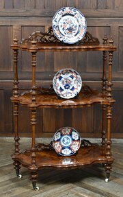 Victorian Walnut Whatnot