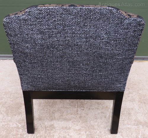 Ebonised Chinoiserie Armchair Oriental Style as527a1051 18488