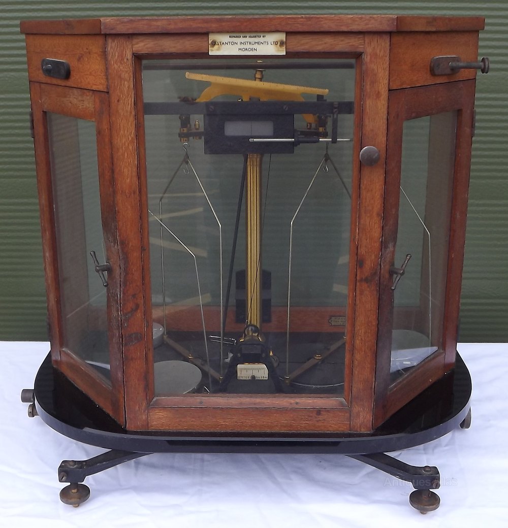 Vintage Cased Paul Bunge Laboratory Balance Scales Antiques Atlas
