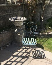 Antique French Folding Garden Chair 