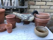 Carved Wooden Decoy Duck 
