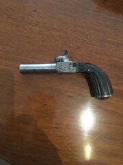 Early Victorian Percussion Pistol 
