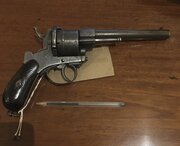 Large Pin Fire Revolver 