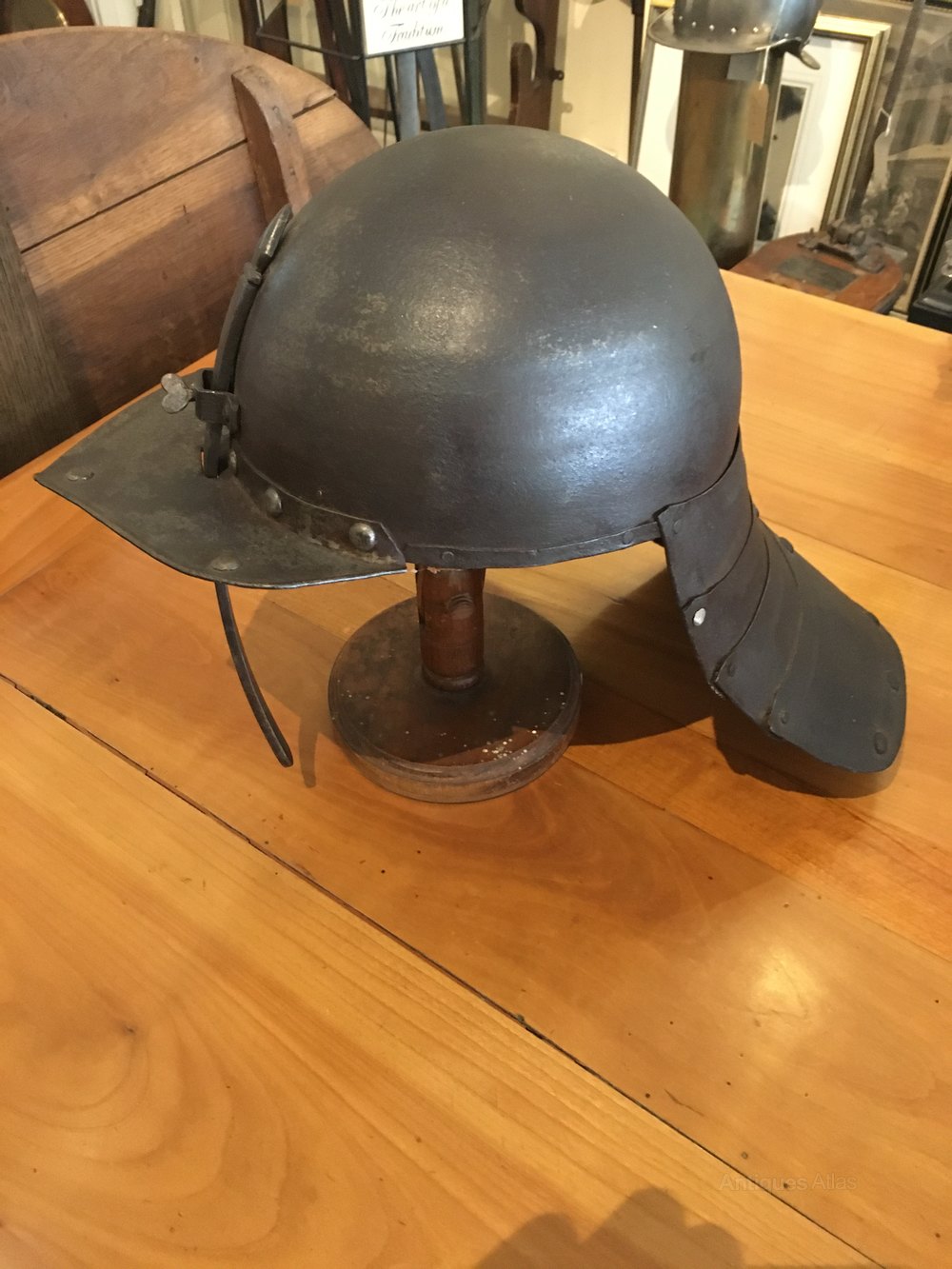 Antiques Atlas Victorian Copy Of A Lobster Tail Helmet