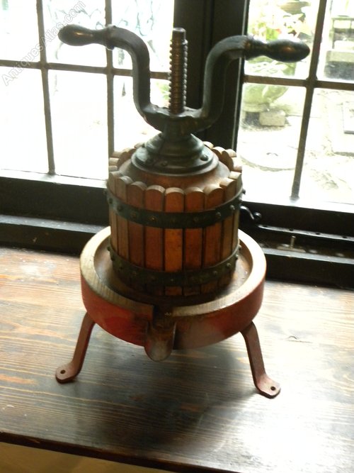 Antiques Atlas A French Table Top Fruit Or Cider Press