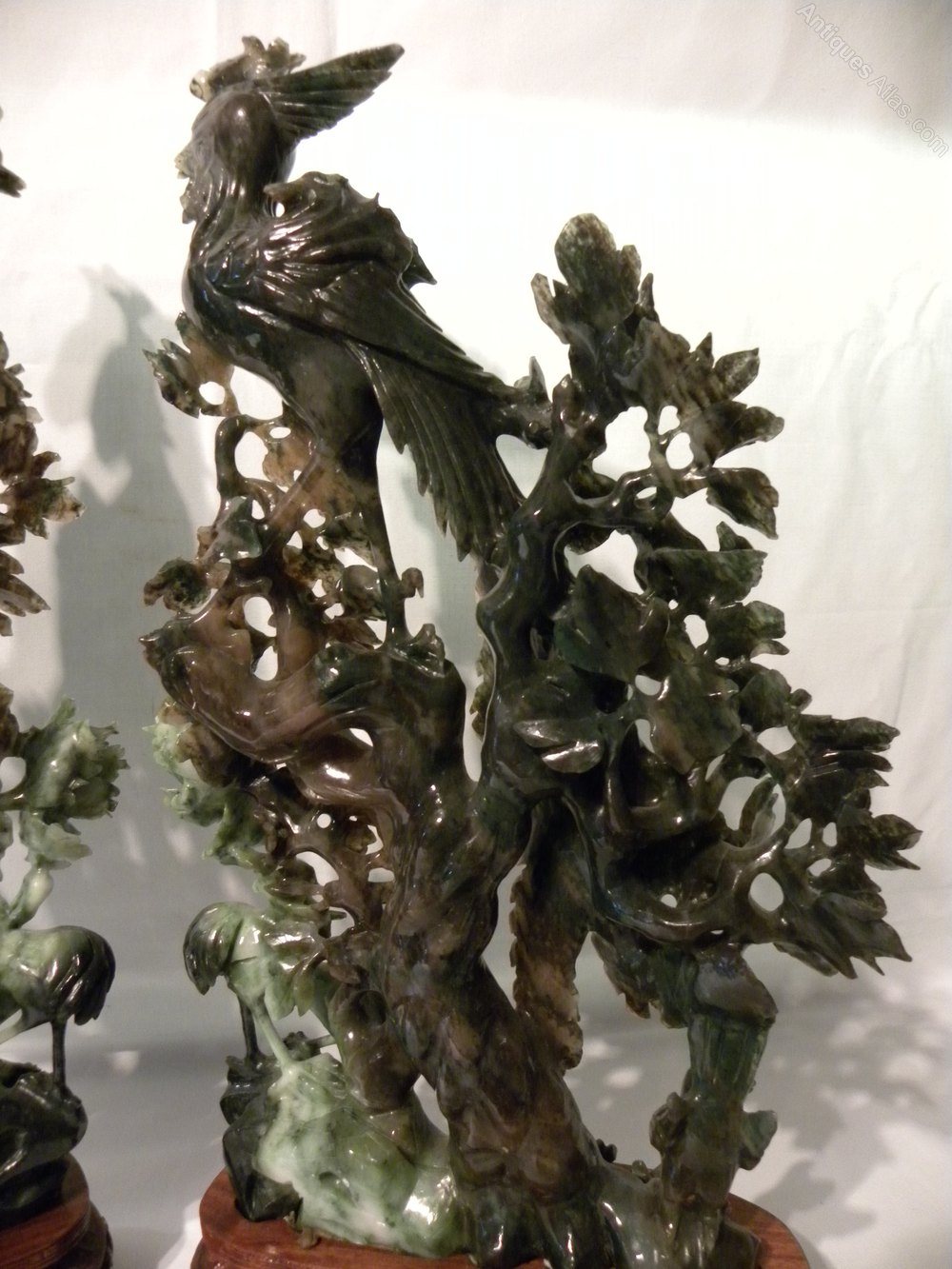 Antiques Atlas Pair Of Jade Ornaments