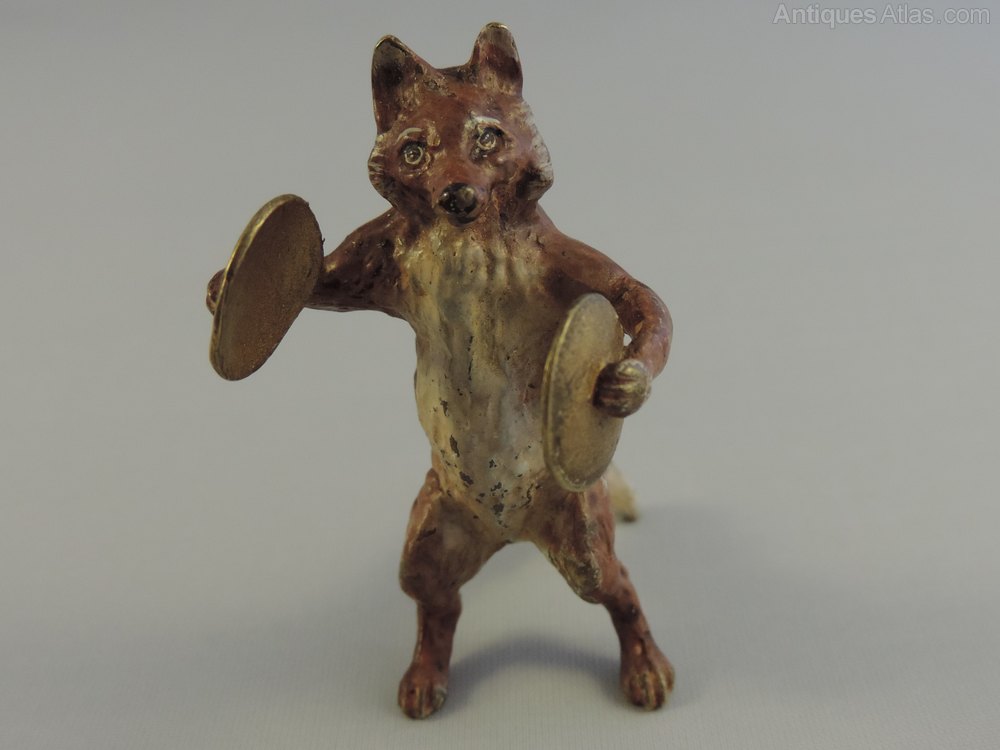 Antiques Atlas - Austrian Cold Painted Bronze Fox