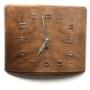 Art Deco English 8 Day Walnut Wall Clock, C1930