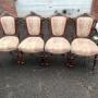 Dining Chairs Walnut Set Of 4