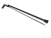 Horned Handle Gentlemans Walking Stick Sword Stick