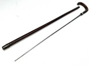 Mahogany Gents Walking Stick Sword Stick
