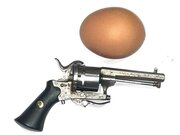 Rarest Victorian Ladies Muff Pin Fire Revolver