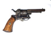 Revolver Pin Fire 7 Mm Belgium