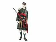Scottish Piper In Full Dress 2ww