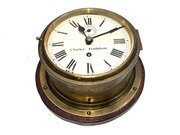 Ships Bulkhead Fusee Clock.