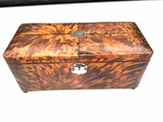Tortoise Shell Tea Caddy