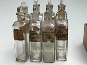 Victorian Set Of 8 Medicinal Bottles 