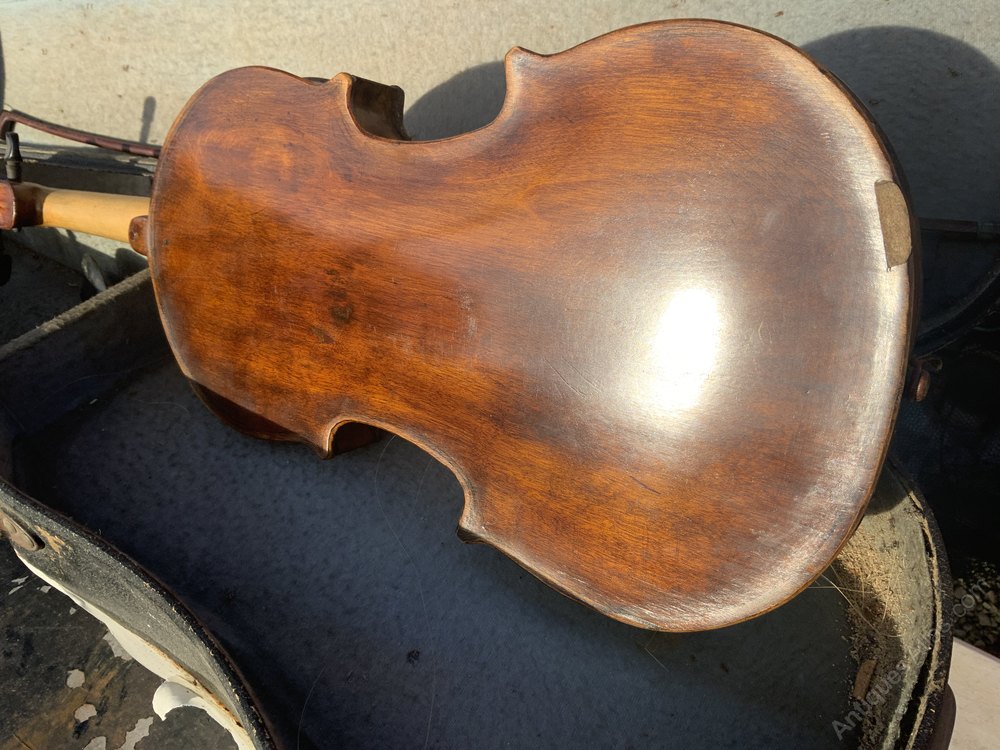 Antiques Atlas Viola Bow & Case, FRENCH