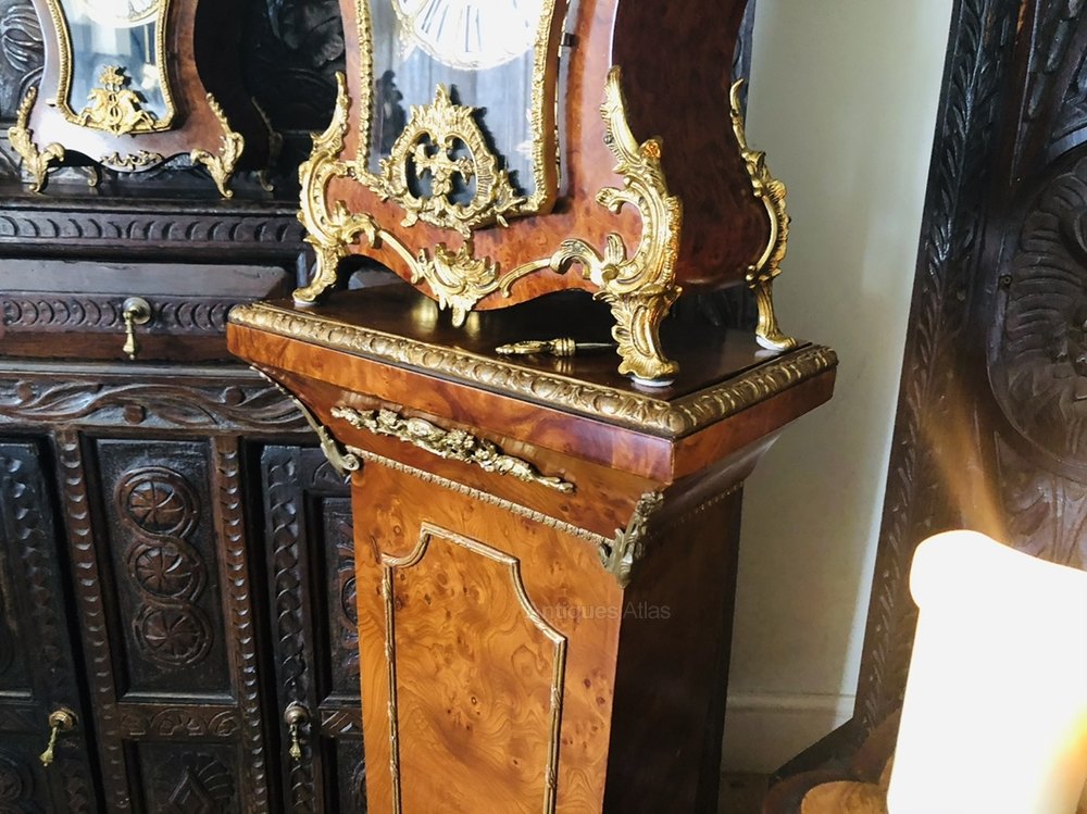 Antiques Atlas Franz Hermle Bracket Clock On Pedestal