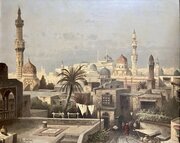 Karl Kaufmann C.v. Erlach Oil Painting Cairo
