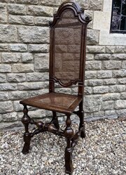William And Mary Side Chair Spanish Braganza Foot