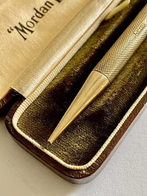 Antiques Atlas - 9ct Gold S.Mordan Everpoint Pencil 1930 as703a504