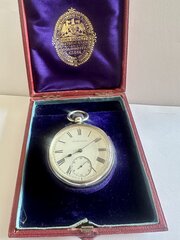 Rare SirJohn Bennett Pocket Watch With Box 1886 