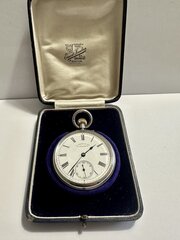 S.Smith Silver Pocket Watch Strand London 1896