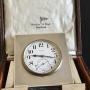 Silver 8 day Desk / Mantle clock Art deco 1932