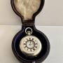 Silver Half Hunter Fob Watch Swiss made Stauffer c1900   