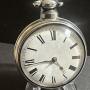 Silver Pair Cased Fusee Pocket Watch 1848 