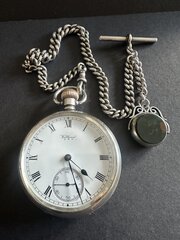 Super Quality Waltham Pocket Watch With Chain     