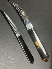 Two Silver PageLetter openers Victorian c1890s