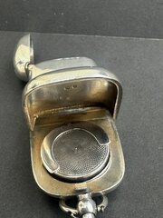 Victorian Silver Sovereign & Vesta Case 1898 