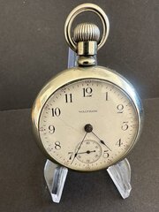 Waltham Pocket Watch Jewelled Movement 1909 