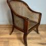 Regency Mahogany Bergere Arm Chair 