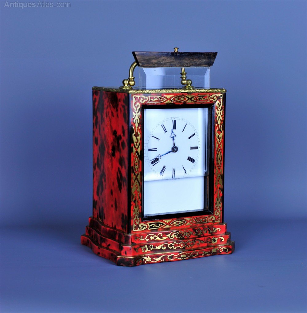 Antiques Atlas Boulle Chaffcutter Carriage Clock